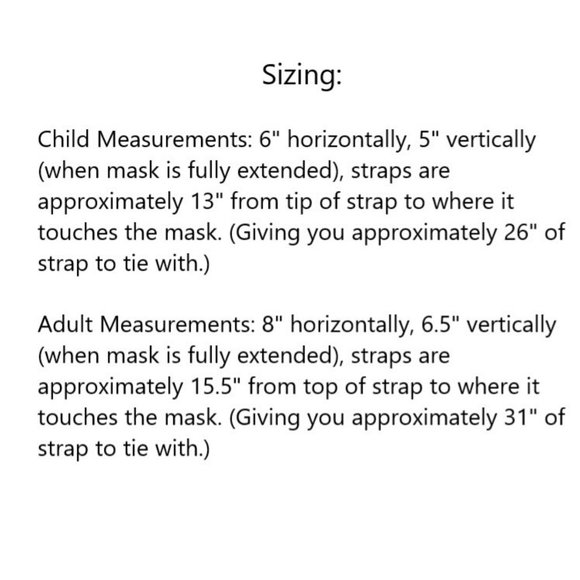 Handmade Reusable Fabric Masks - Picture 8 of 8